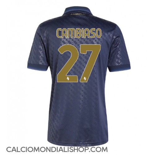 Maglie da calcio Juventus Andrea Cambiaso #27 Terza Maglia 2024-25 Manica Corta